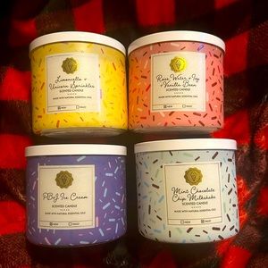 Sprinkle Collection 3 wick candle bath and body works